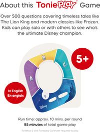 Disney Quiz Kingdom Tonieplay Controller + Game Set