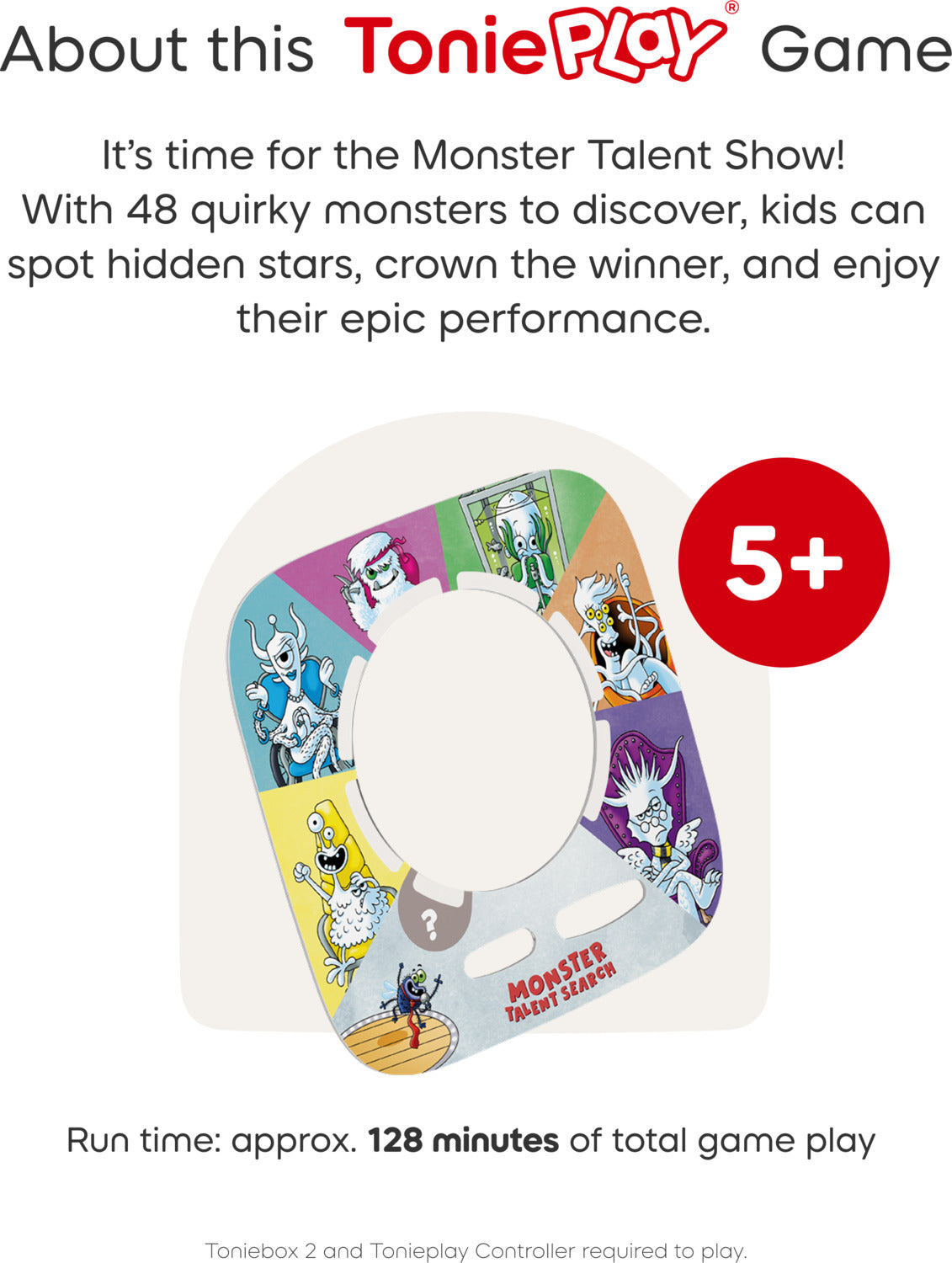 Tonieplay Monster Talent Search Game
