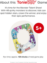 Tonieplay Monster Talent Search Game