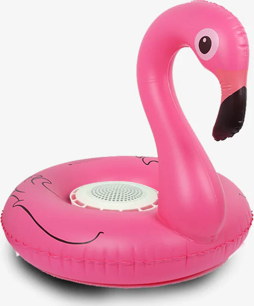 Aqua Jams Bluetooth Floating Speaker and Cup Holder (Flamingo)