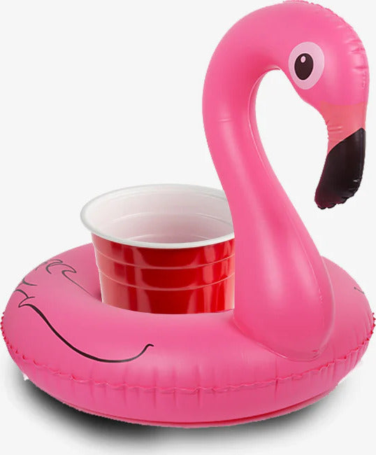 Aqua Jams Bluetooth Floating Speaker and Cup Holder (Flamingo