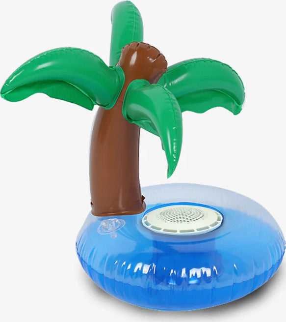 Aqua Jams Bluetooth Floating Speaker and Cup Holder (Palm Tree)