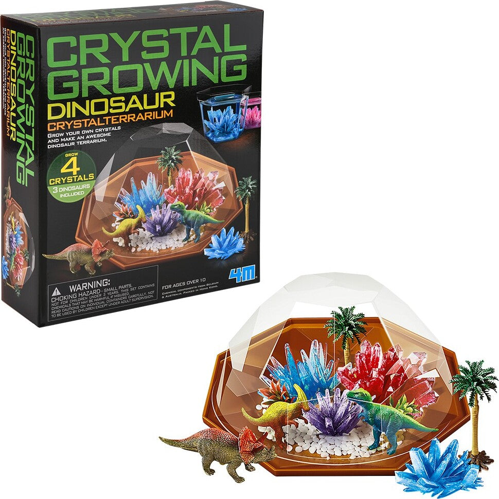 Crystal Growing - Dino Crystal Terrarium - Us