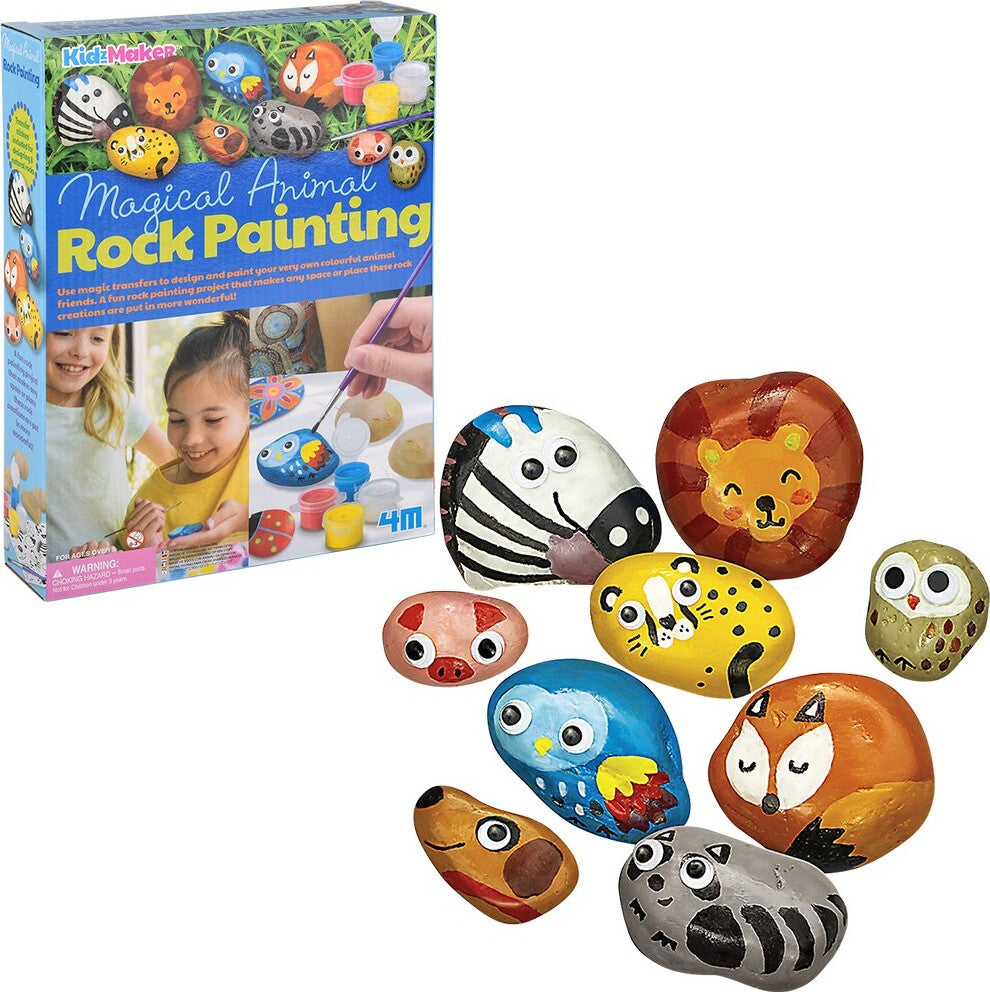 Kidzmaker - Magical Animal Rock Painting