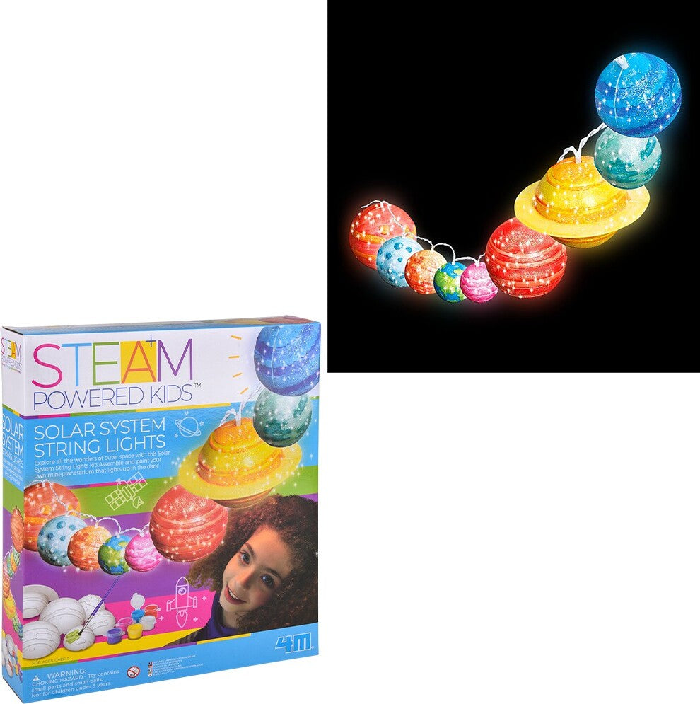 Steam Powered Kids - Solar System String Lights