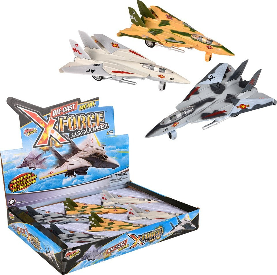 7" 'Die-Cast Pull Back F-14 Tomcat