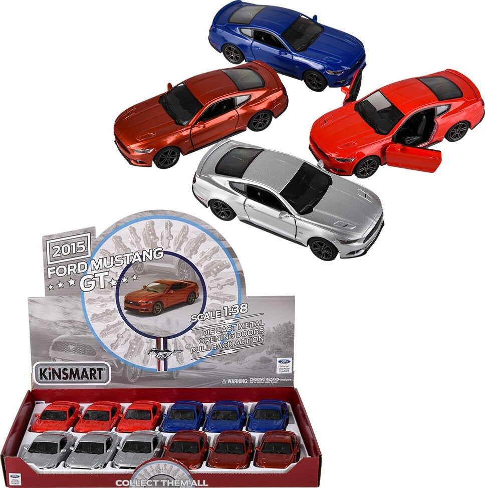 5" Diecast Pull Back 2015 Ford Mustant GT
