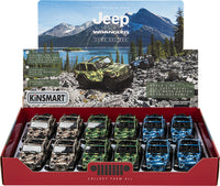 5" Die-cast 2018 Jeep Wrangler Camo Open Top