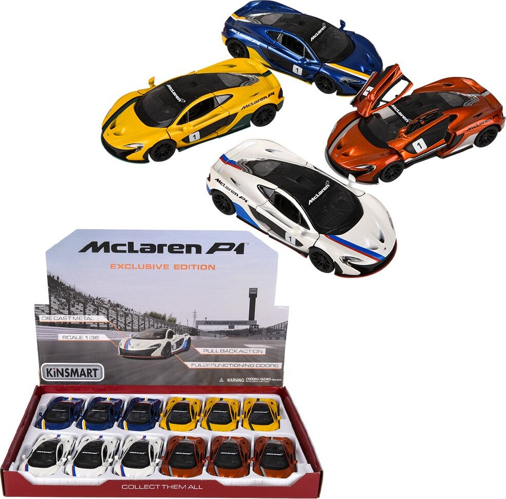 5" Diecast Pull Back Mclaren P1