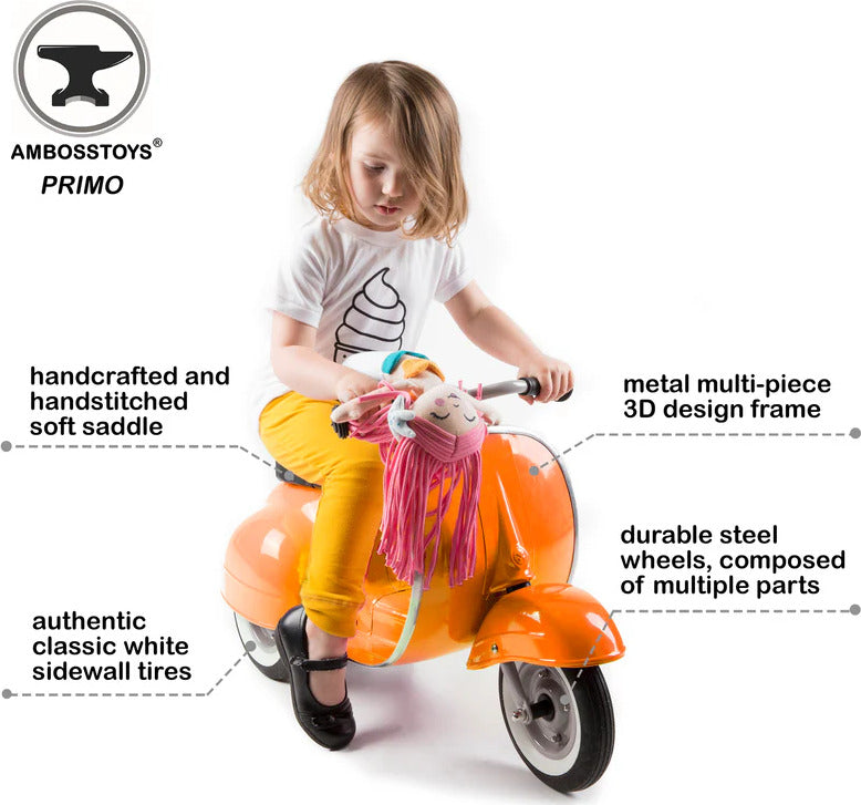 Primo Classic Kids Ride-On (Orange)