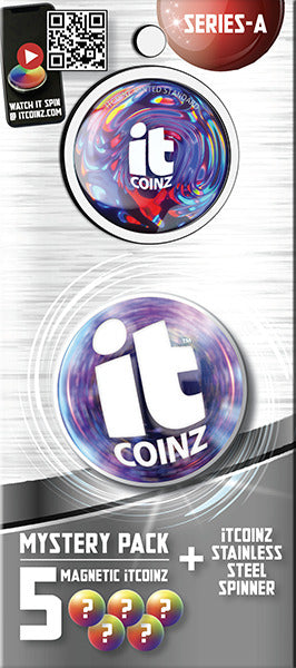 Mystery 5-pack and Spinner - ItCoinz Magnetic Battle Coinz