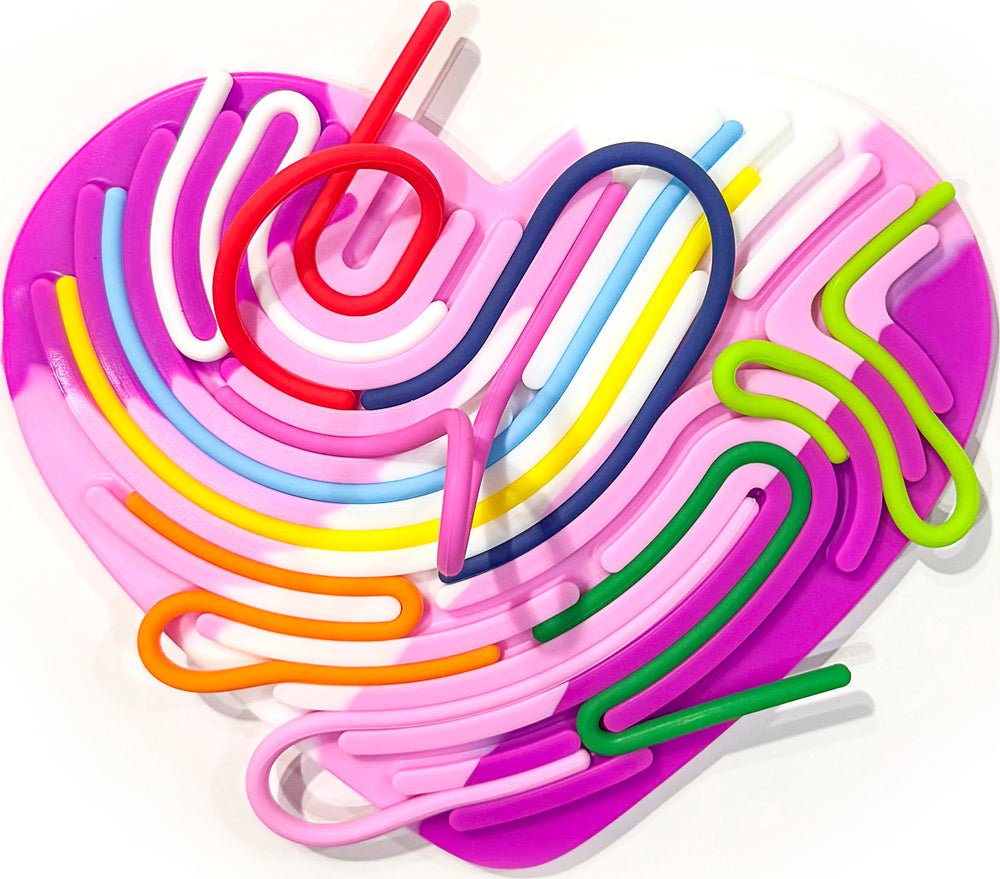 Silly Tubes (Heart - Pink/Purple)