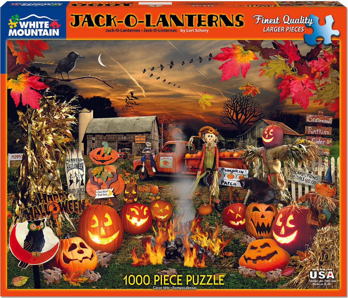 Jack O Lantern - 1000 Piece - White Mountain Puzzles