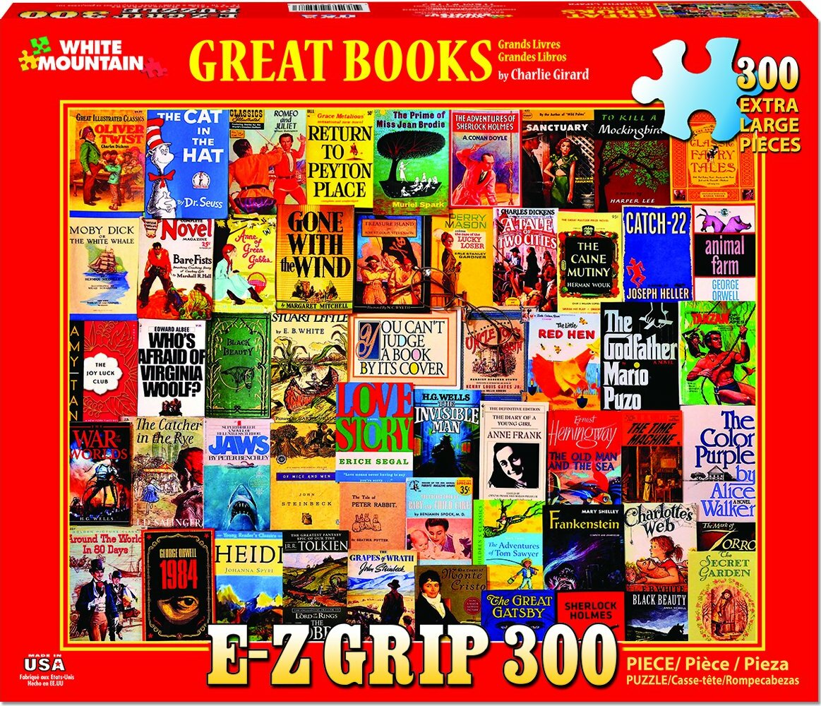 Great Books - 300 Piece - White Mountain Puzzles