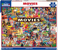 The Movies - 1000 Piece - White Mountain Puzzles