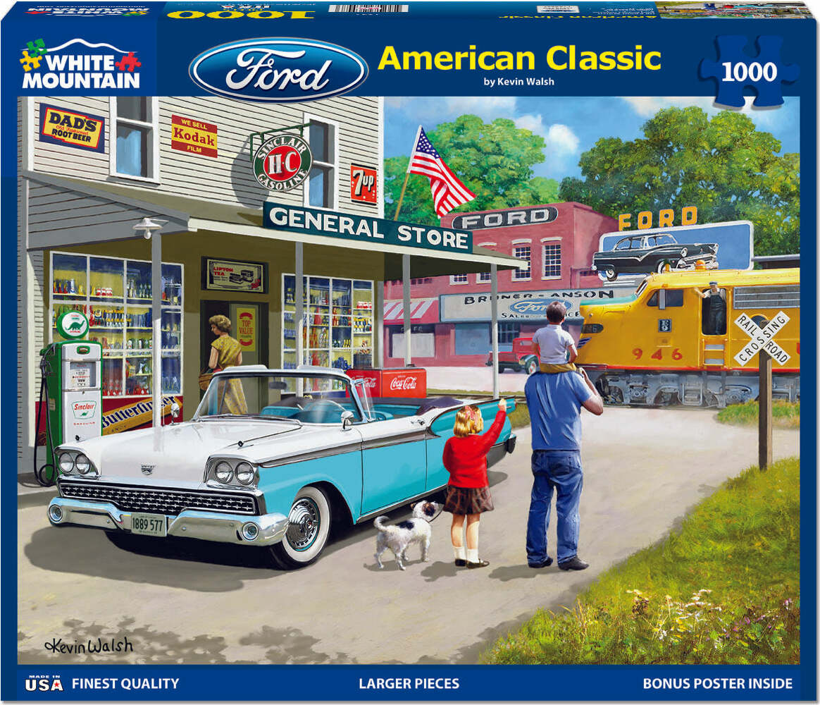 American Classics - 1000 Piece - White Mountain Puzzles