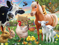 Farm Animals - 300 Piece - White Mountain Puzzles