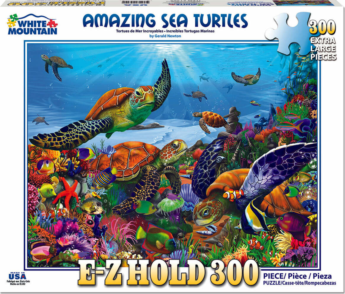 Amazing Sea Turtles - 300 Piece - White Mountain Puzzles