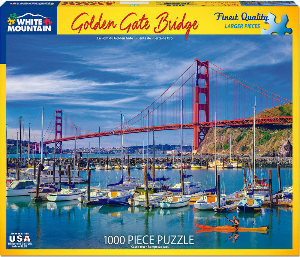 Golden Gate Bridge - 1000 Piece - White Mountain Puzzles