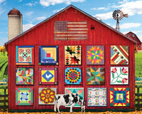 Barn Quilts - 1000 Piece - White Mountain Puzzles