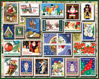 Holiday Stamps - 500 Piece - White Mountain Puzzles