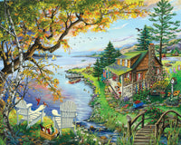 By The Lake - 1000 Piece - White Mountain Puzzles