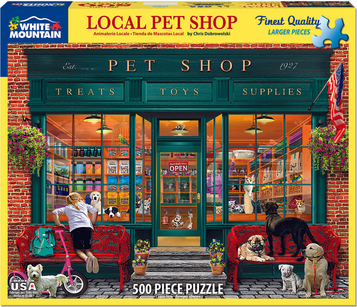 Local Pet Store - 500 Piece - White Mountain Puzzles