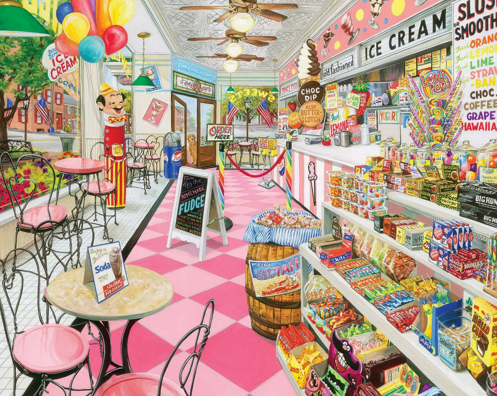 Ice Cream Parlor - 1000 Piece - White Mountain Puzzles