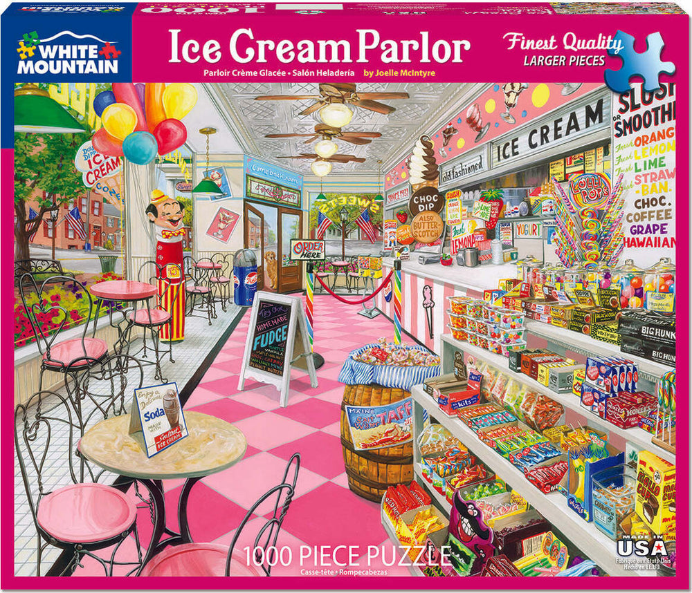 Ice Cream Parlor - 1000 Piece - White Mountain Puzzles