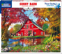 Sunny Barn - 1000 Piece - White Mountain Puzzles