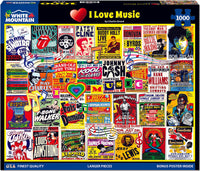 I Love Music - 1000 Piece - White Mountain Puzzles