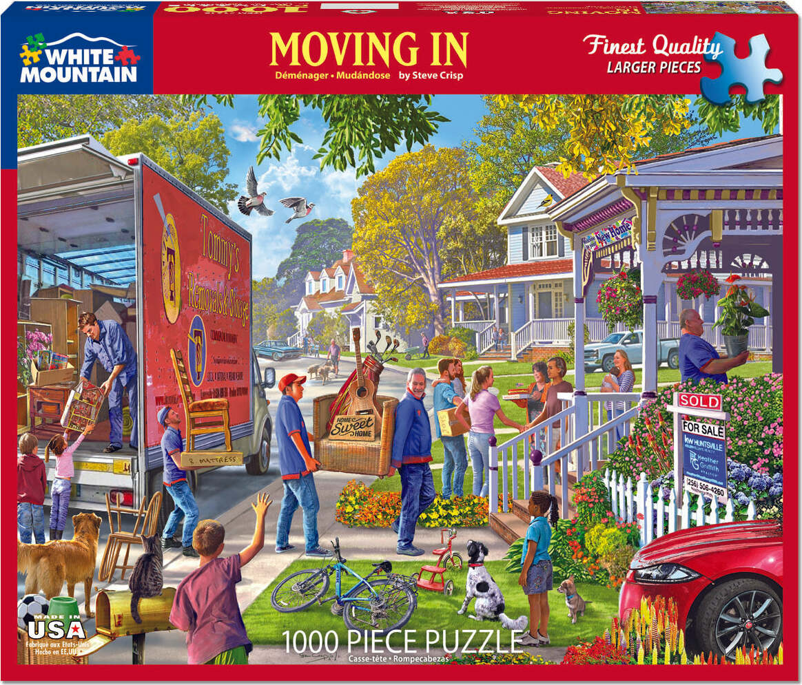 Moving In - 1000 Piece - White Mountain Puzzles