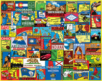 State Stickers - 1000 Piece