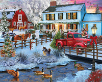 Christmas on the Farm - 1000 Piece Jigsaw Puzzle