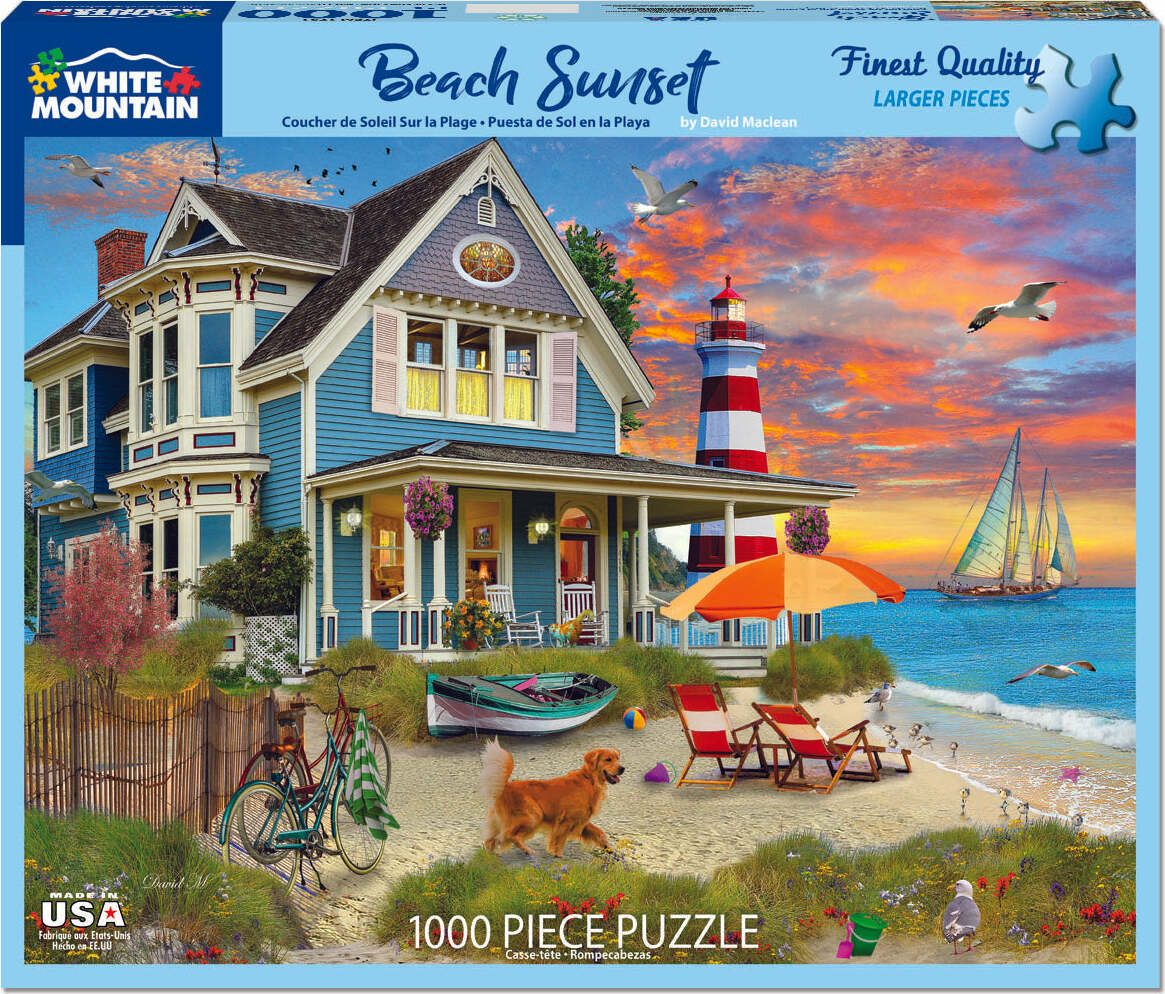 Beach Sunset - 1000 Piece Jigsaw Puzzle