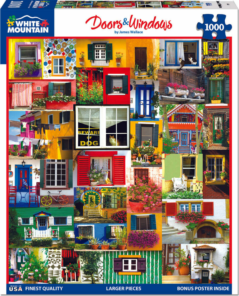 Doors and Windows - 1000 Piece Jigsaw Puzzle