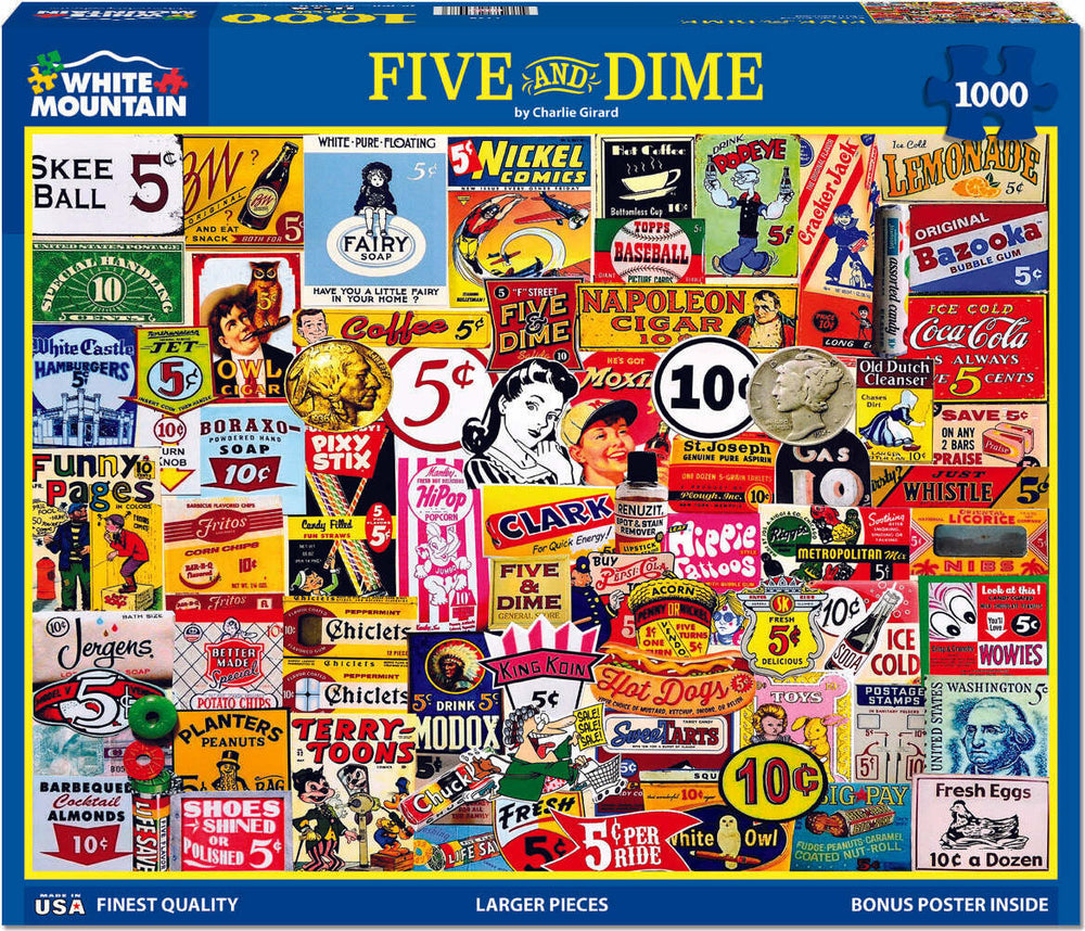 Five and Dime - 1000 Piece Jigsaw Puzzle