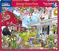 Spring Green Farm - 1000 Piece Jigsaw Puzzle