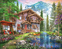 Mountain Chalet - 1000 Piece Jigsaw Puzzle