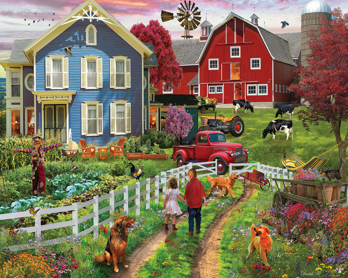 Country Farm Life - 1000 Piece Jigsaw Puzzle – The Toy Maven