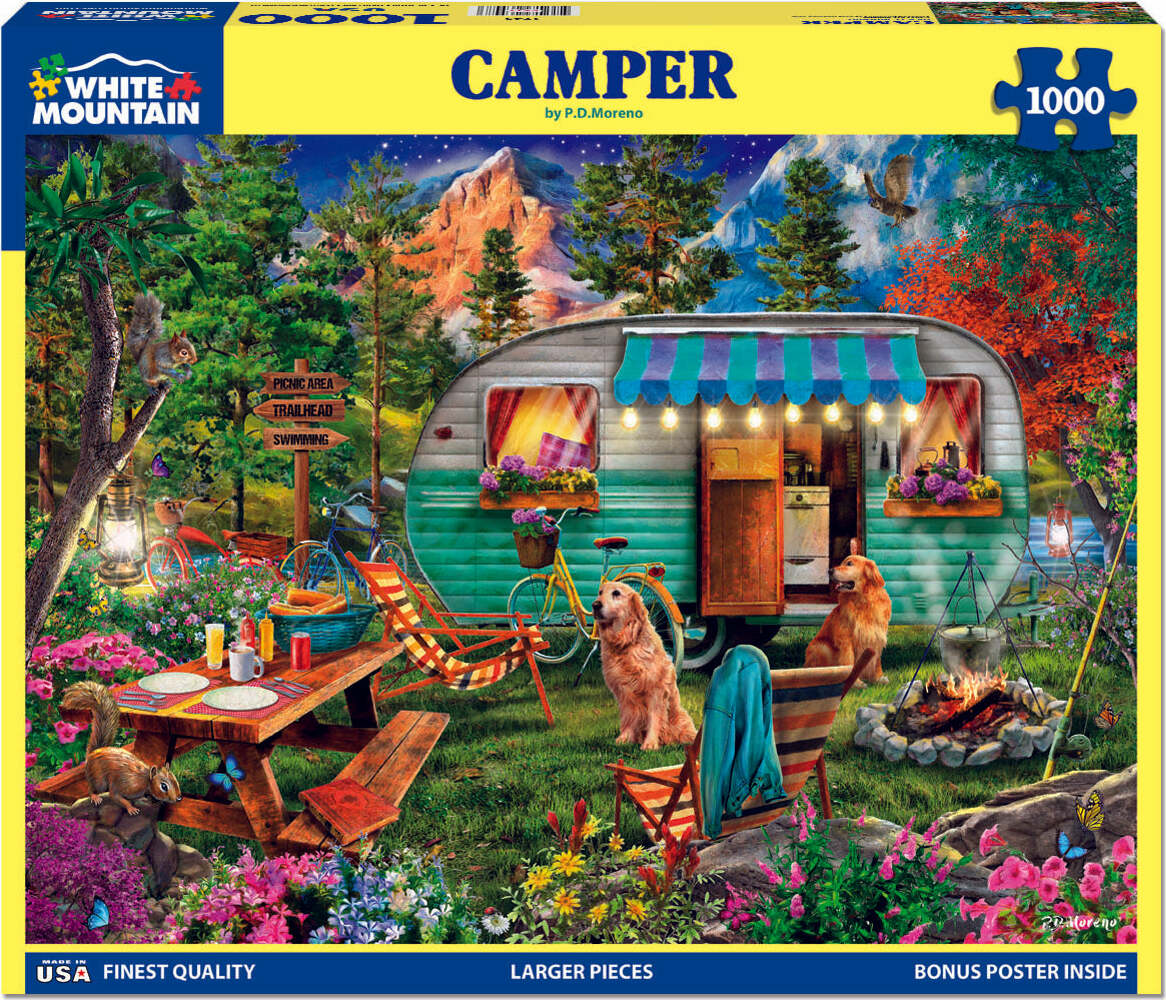 Shape Puzzle Rv Camper - 1000 Piece Jigsaw Puzzle – The Toy Maven