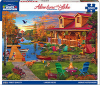 Adventures At The Lake - 1000 Piece Jigsaw Puzzle