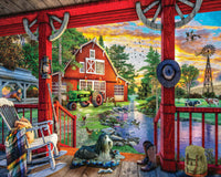 Farm Porch - 1000 Piece Jigsaw Puzzle