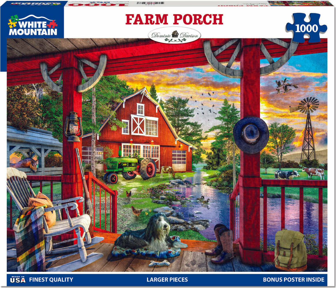 Farm Porch - 1000 Piece Jigsaw Puzzle