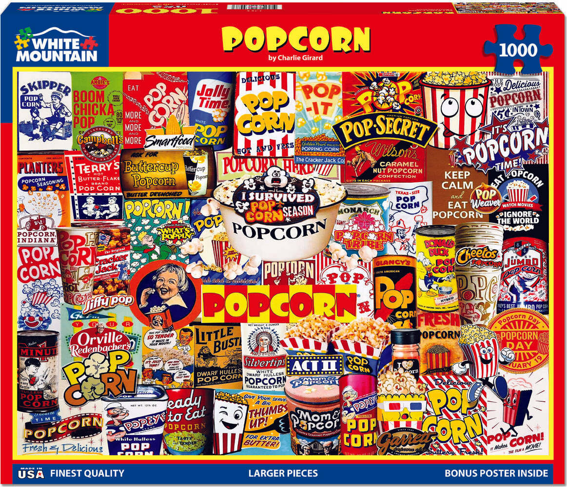 Popcorn - 1000 Piece Jigsaw Puzzle