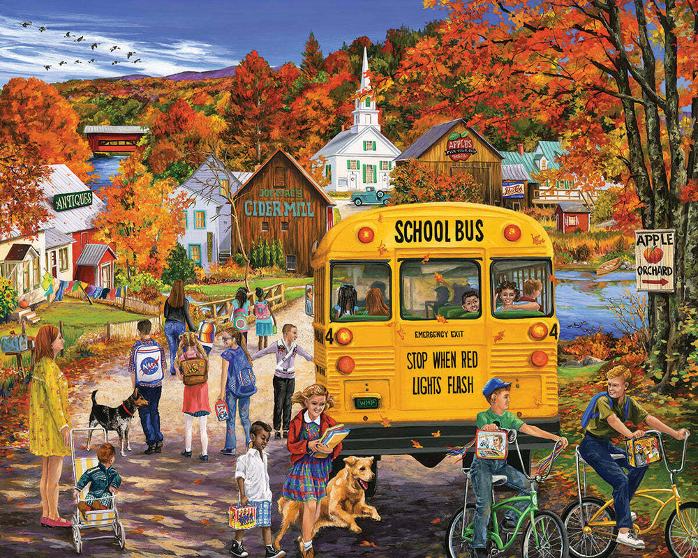 Schools Out - 1000 Piece Jigsaw Puzzle