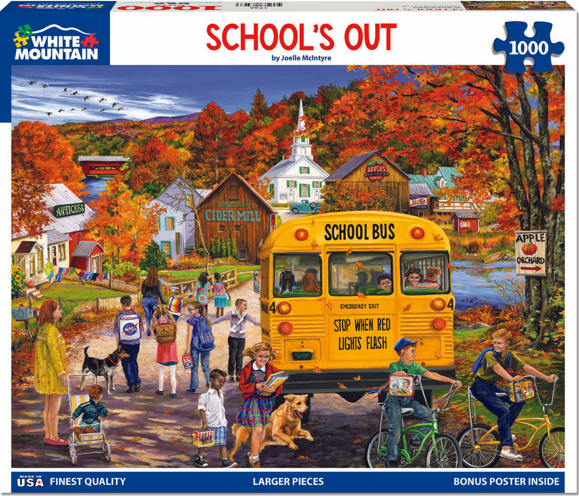 Schools Out - 1000 Piece Jigsaw Puzzle