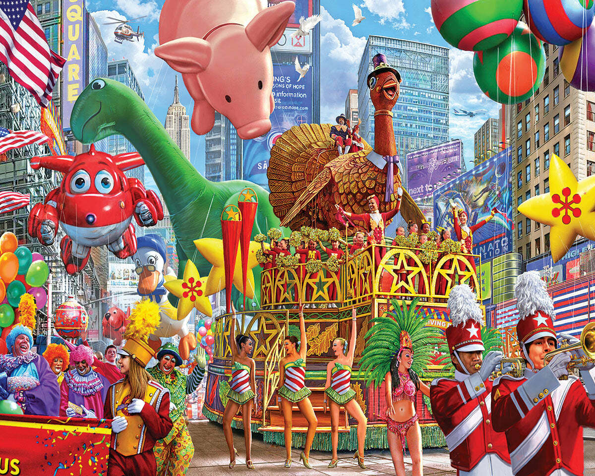 Thanksgiving Parade - 1000 Piece Jigsaw Puzzle