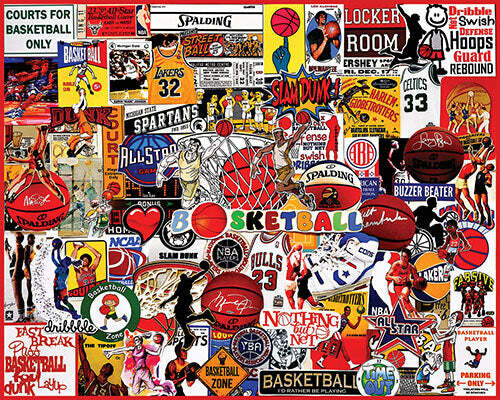 I Love Basketball - 1000 Piece Jigsaw Puzzle