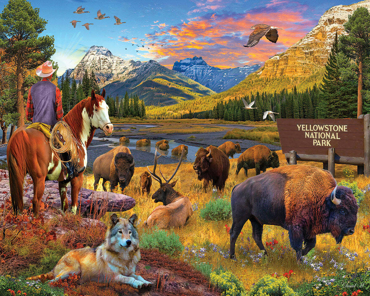 Yellowstone - 1000 Piece Jigsaw Puzzle